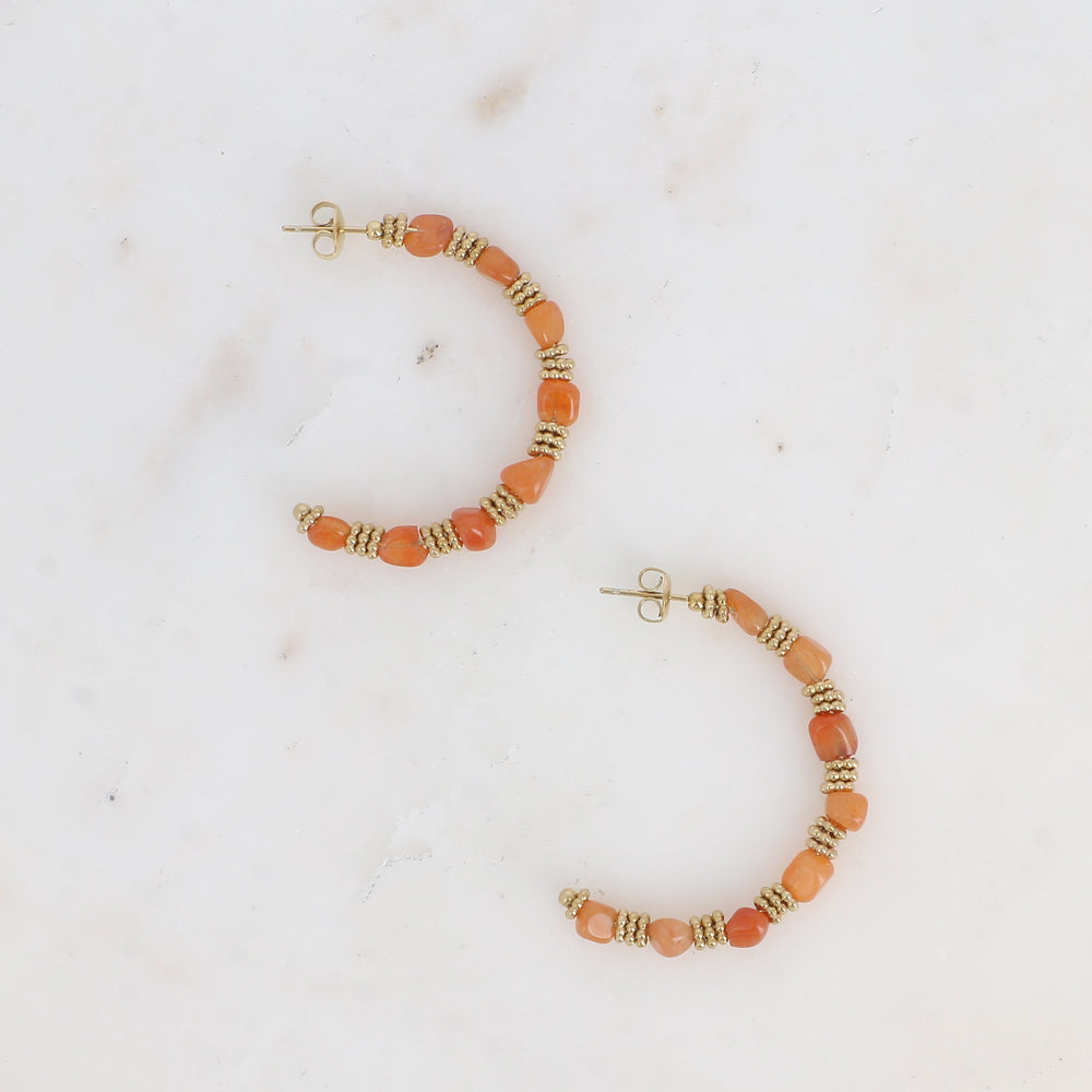 Boucles d’oreilles Arya - Pierre de Soleil