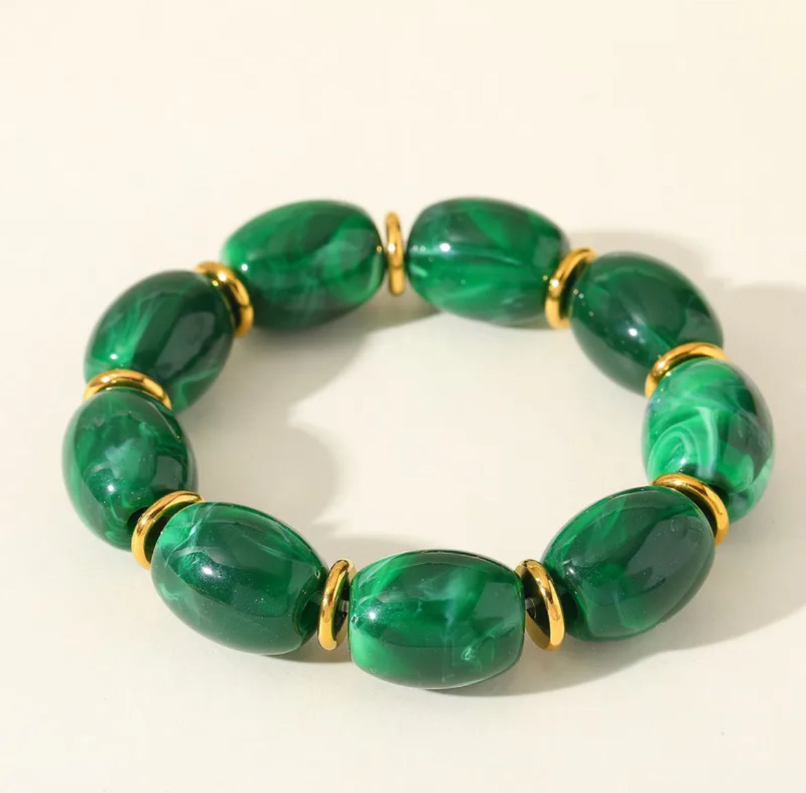 Bracelet Éléonore vert