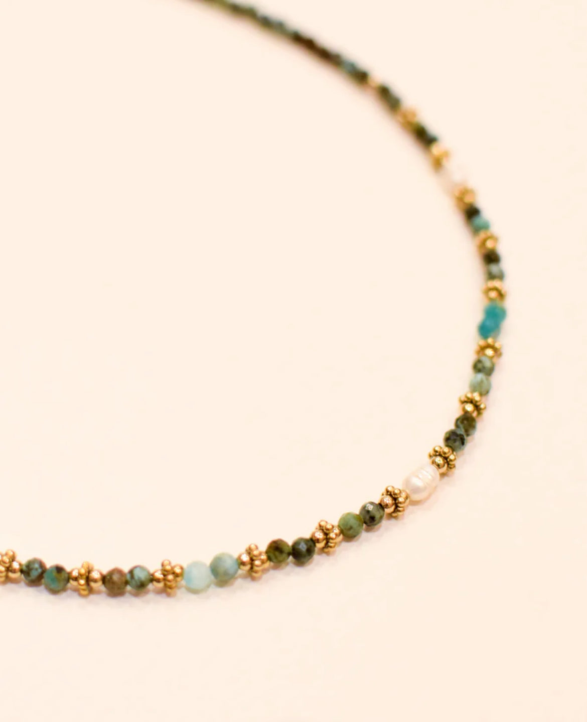 Collier Moana turquoise africaine