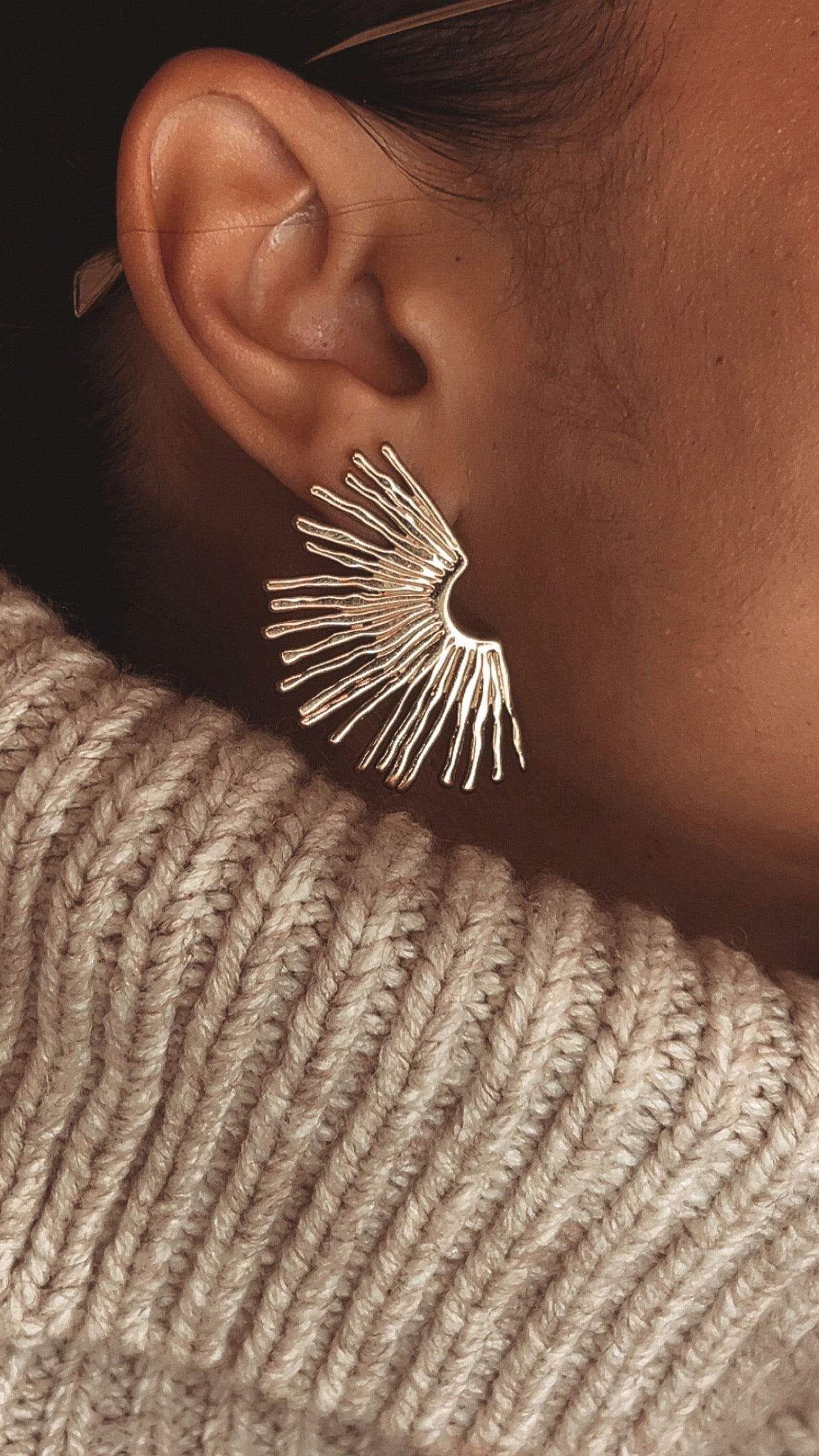 Les boucles d'oreilles