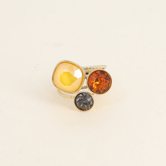 Bague Opal - cristaux Swarovski® - Buttercup