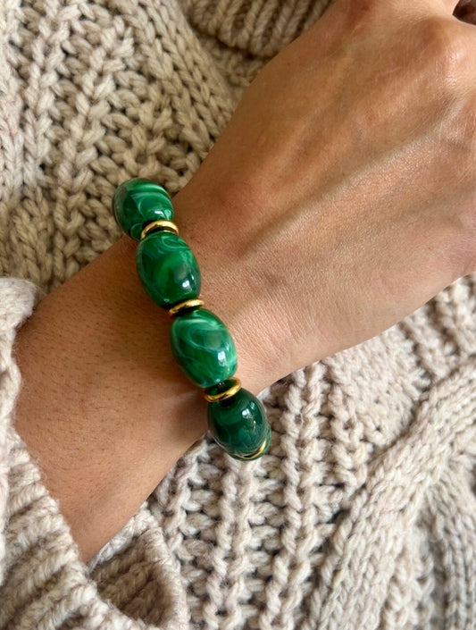 Bracelet Éléonore vert