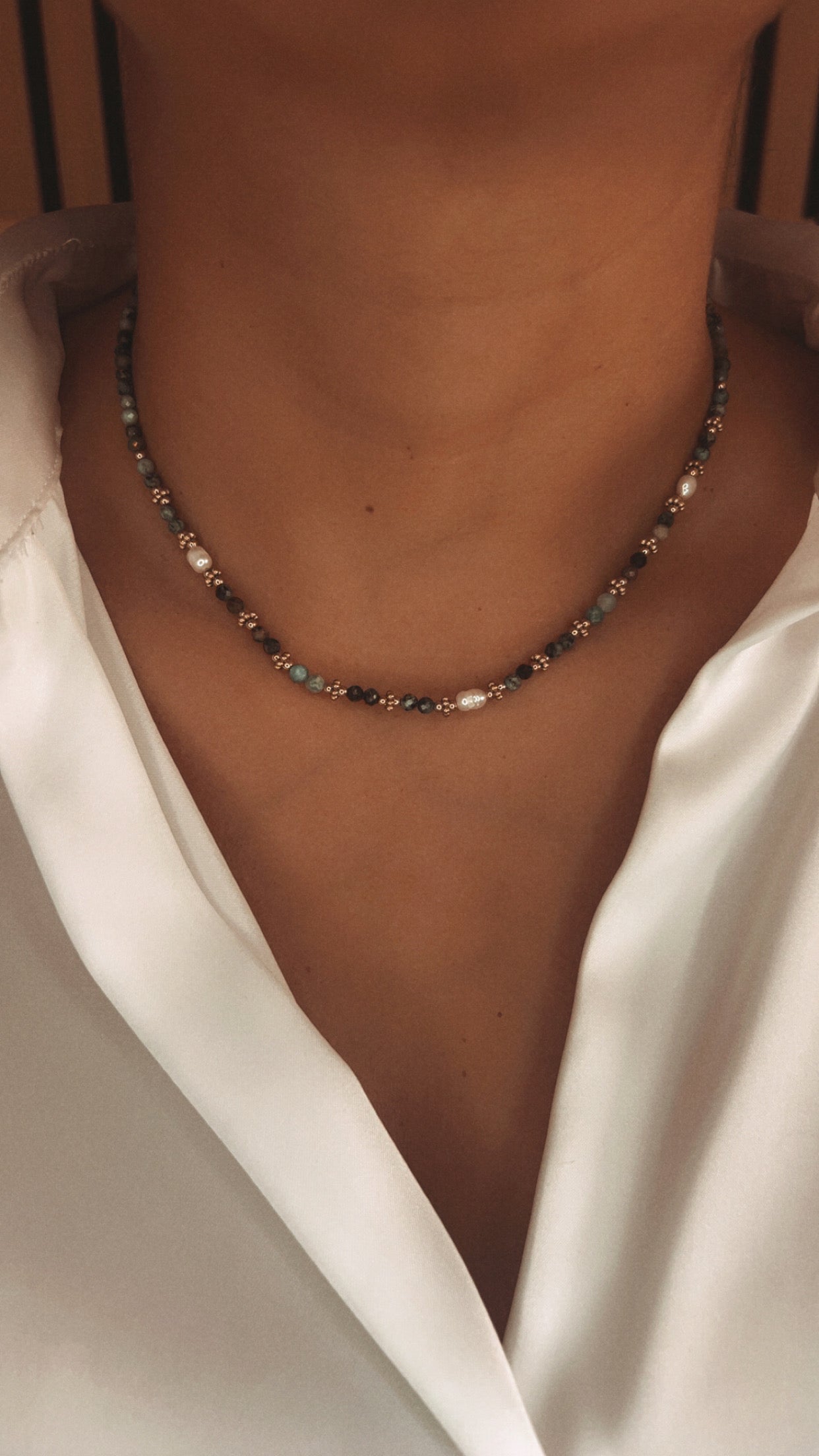 Collier Moana turquoise africaine