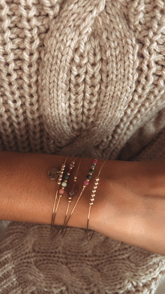 Bracelet Moana - Tourmaline multicolore