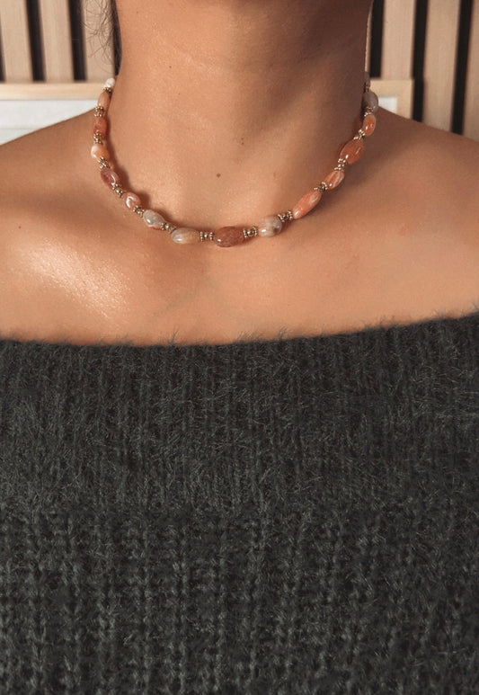 Collier Arya - Pierre de Soleil